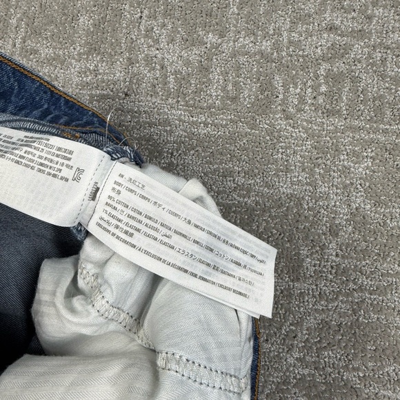 Abercrombie and Fitch The 90s Straight Ultra High Rise Distressed Boho Jean 29/8 - Picture 7 of 8